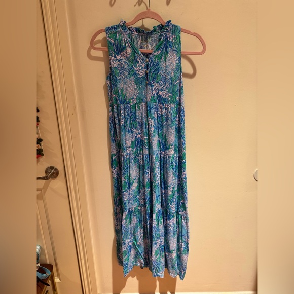 Lilly Pulitzer lilly girls maxi dress las olas